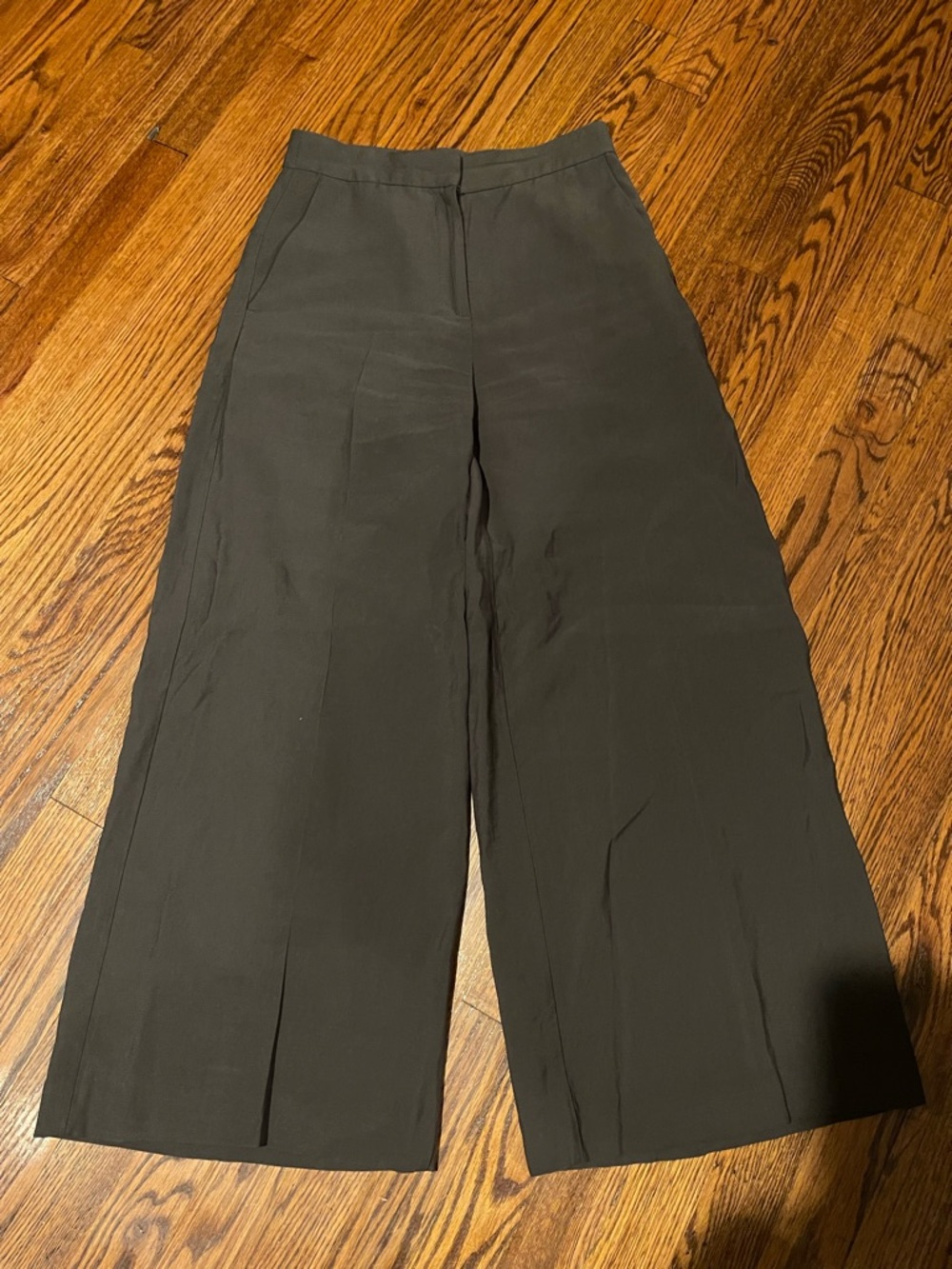 H&M Dark brown Wide Leg Pants Size 4